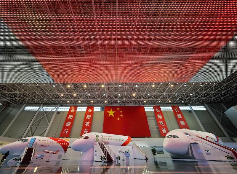 comac jets on display