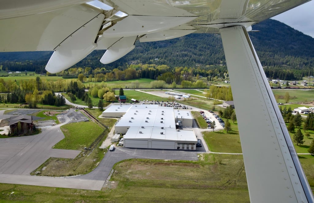 Aerial view of the Daher Kodiak final assembly facility.